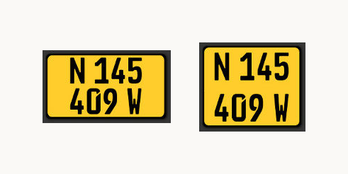 Motorcycle & Import Plates